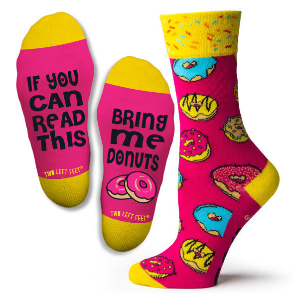 If You Can Read This Socks - Donut Mind If I Do