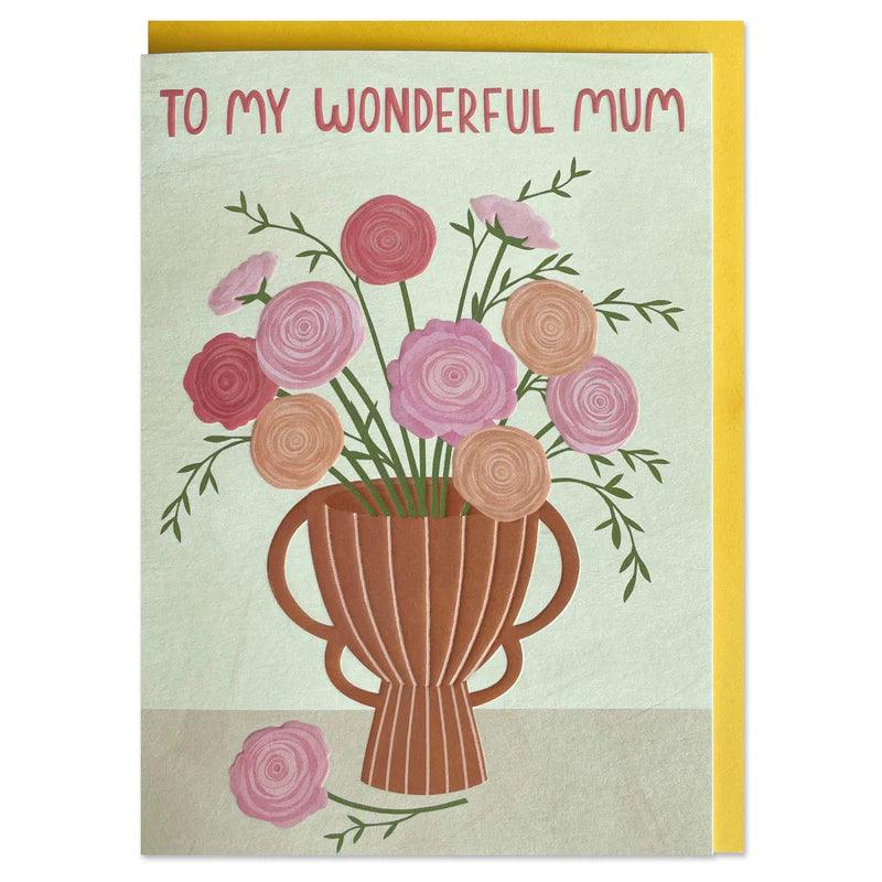 To My Wonderful Mum Card