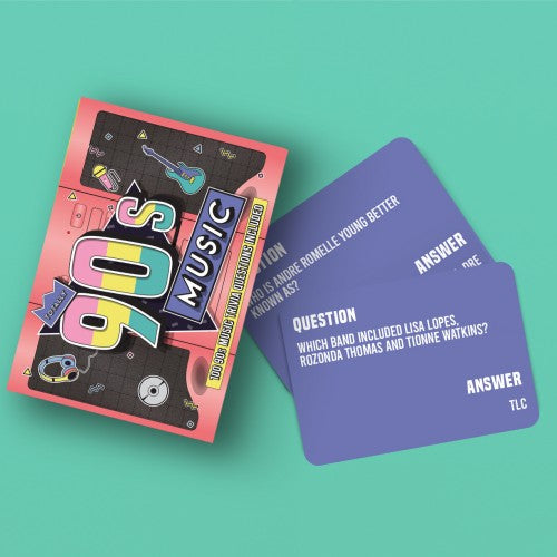 Totally 90s Music Trivia Card Pack