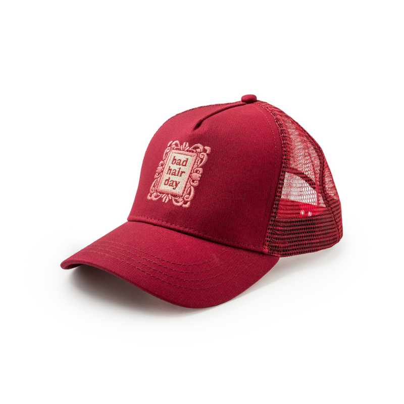 Trucker Hat - Bad Hair Day (Red)