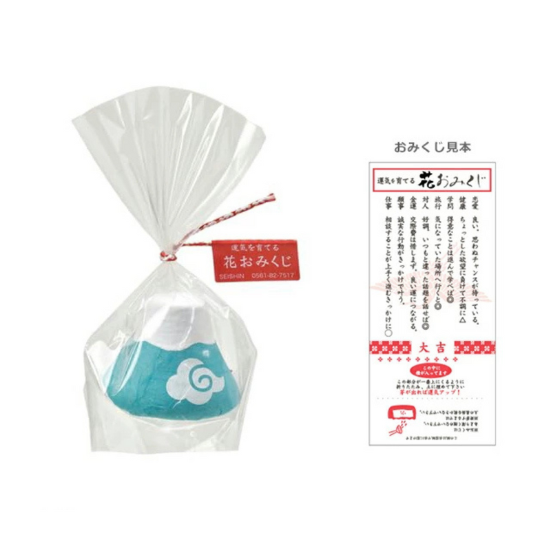 Omedeta Fortune Paper Mt Fuji - Light Blue