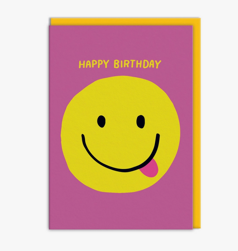 Happy Birthday Smiley Card