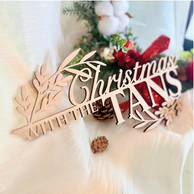 Customizable Xmas Home Sign Design A