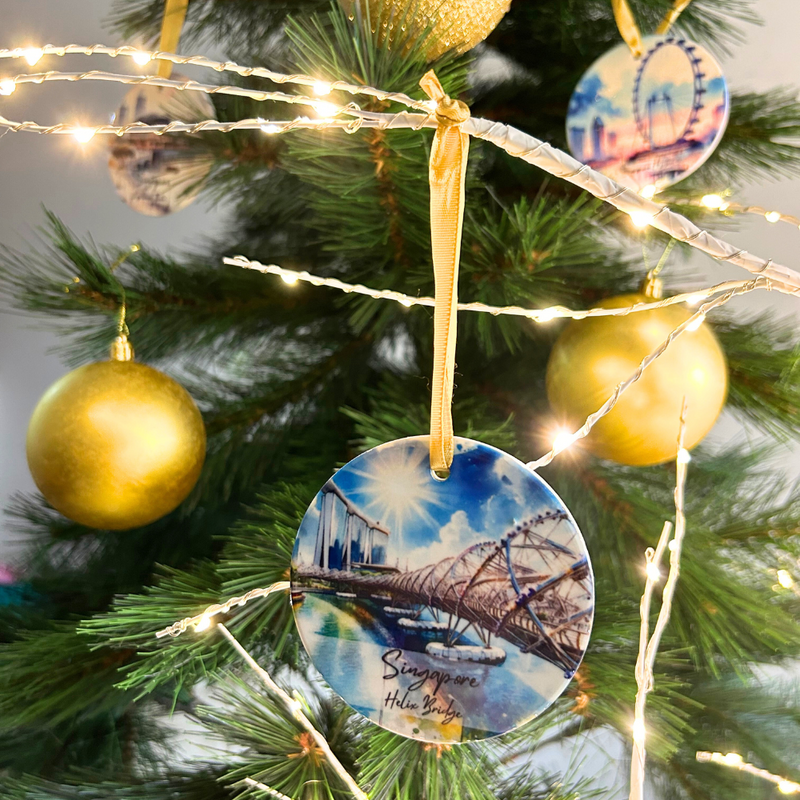 Christmas Hanging Ornament - Helix Bridge