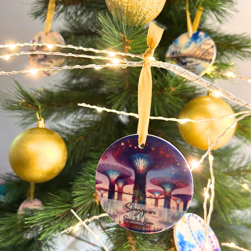 Christmas Hanging Ornament - Supertree Grove