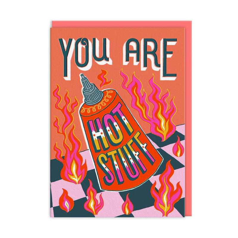 You Are Hot Stuff Valentine's Day Card