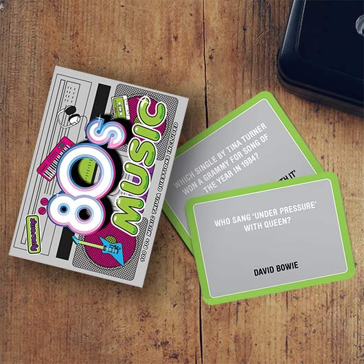 Awesome 80s Music Trivia Card Pack