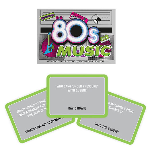 Awesome 80s Music Trivia Card Pack