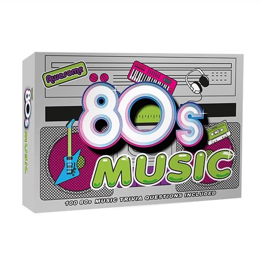 Awesome 80s Music Trivia Card Pack