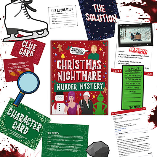 Christmas Nightmare Murder Mystery Game