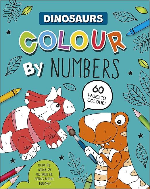 Colour By Numbers - Dinosaur