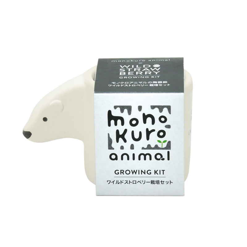 Monochrome Animal - Pola Bear - Wild Strawberry