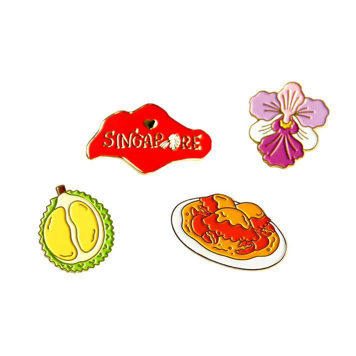 Sunny Island - Singapore Momento Pins