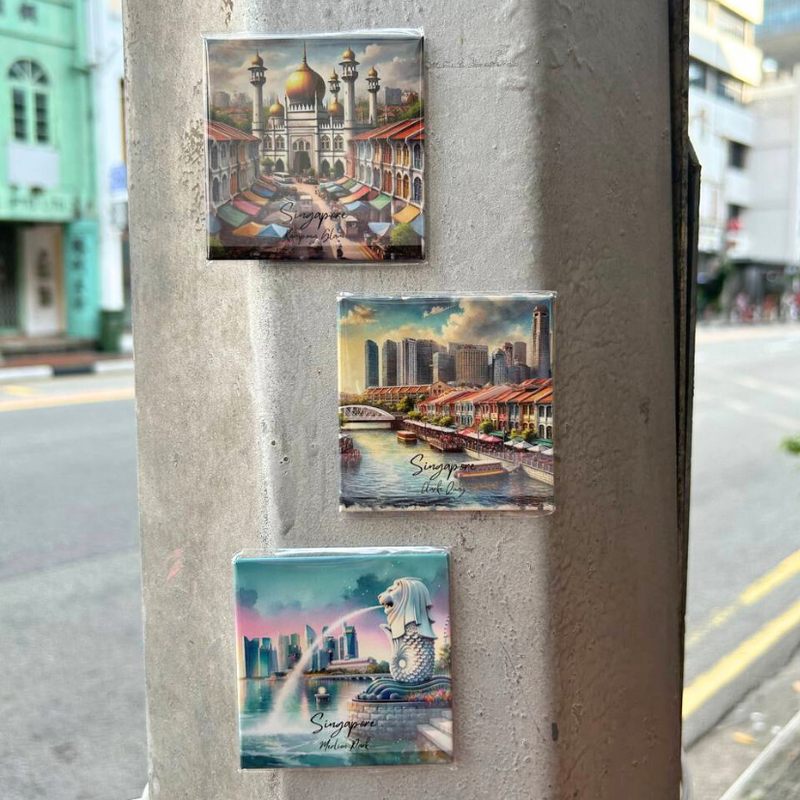 Singapore Fridge Magnet - Little India