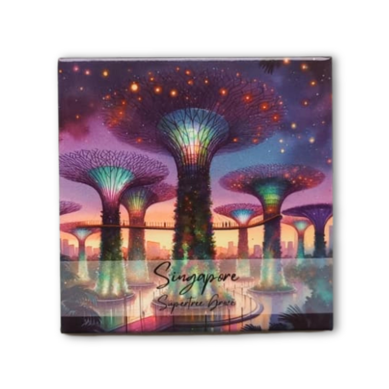 Singapore Fridge Magnet - Supertree Grove